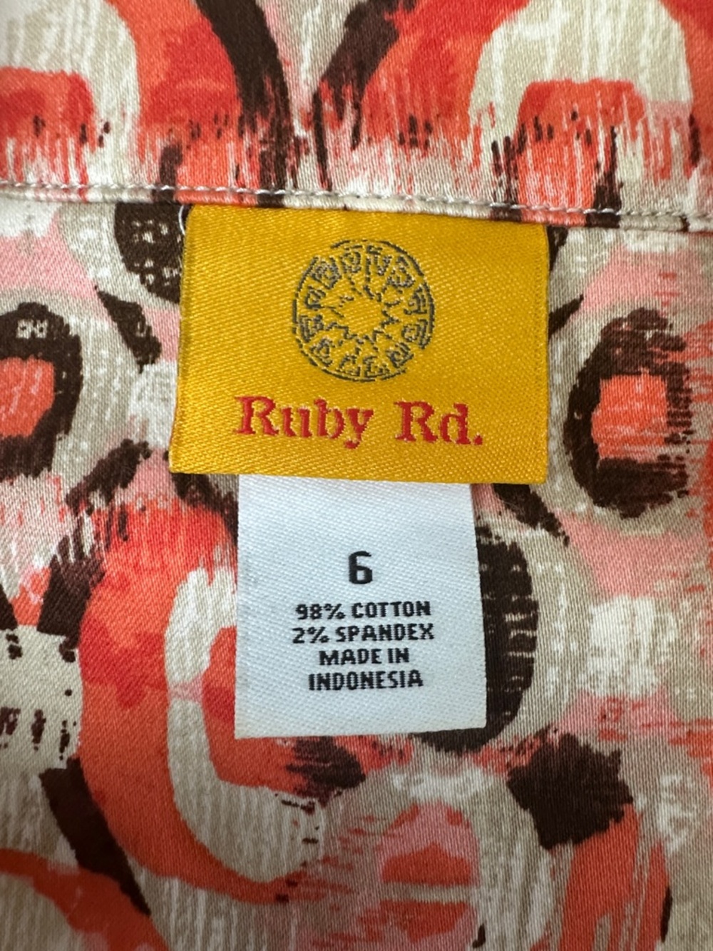 Ruby Rd. Geometric Patterned Zip-Front Jacket - Picture 5 of 10